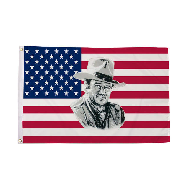 Flagmania USA John Wayne 5ft x 3ft Polyester Flag