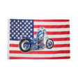 Flagmania USA Motorcycle 5ft x 3ft Polyester Flag