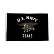 Flagmania US Navy Seals 5ft x 3ft Polyester Flag