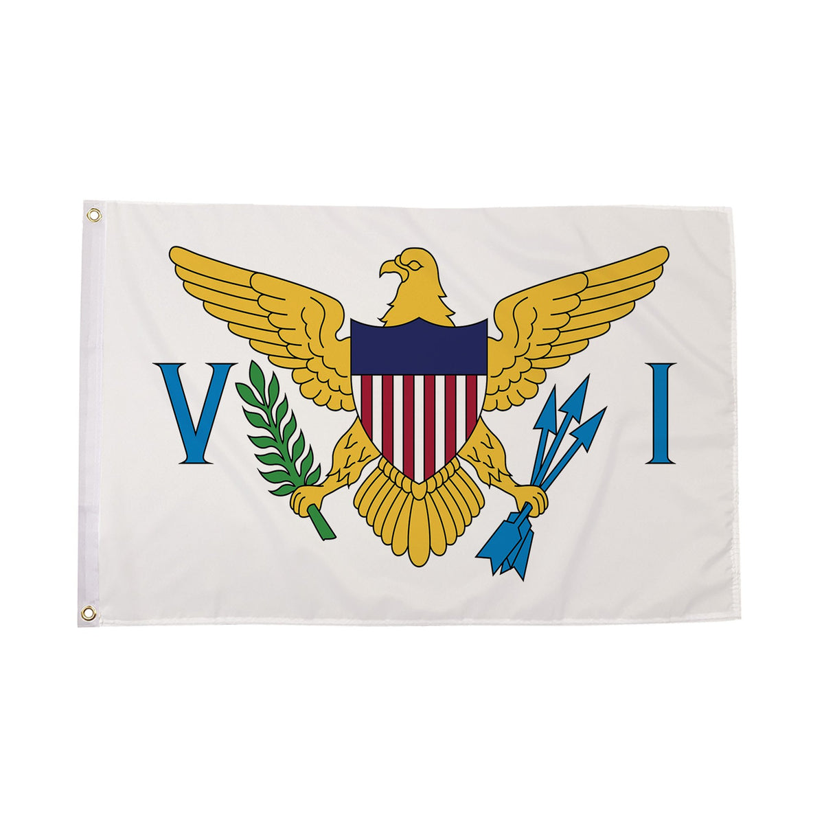 Flagmania US Virgin Islands 5ft x 3ft Polyester Flag