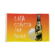 Flagmania Una Cerveza Por Favor 5ft x 3ft Polyester Flag