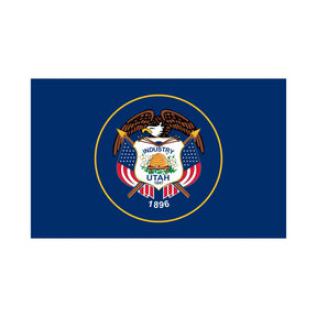 Flagmania Utah 5ft x 3ft Polyester Flag