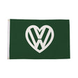 Flagmania VW Green 5ft x 3ft Polyester Flag