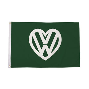 Flagmania VW Green 5ft x 3ft Polyester Flag