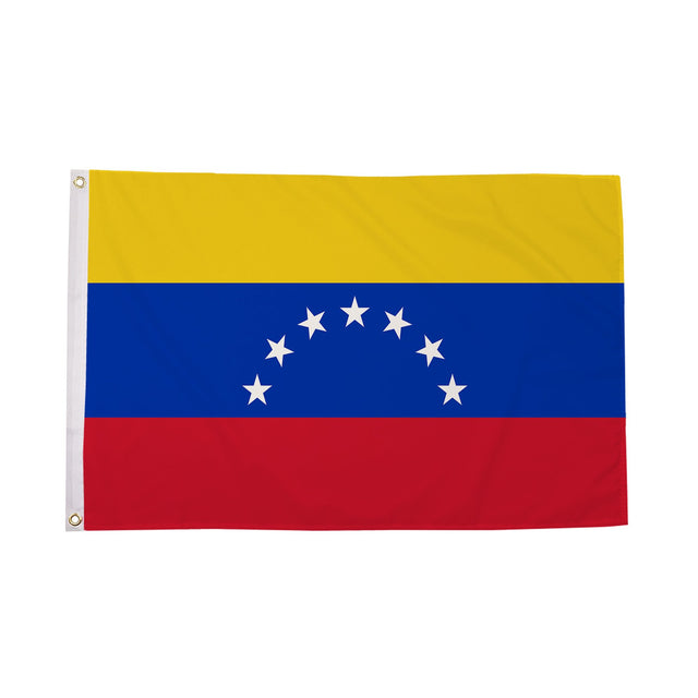 Flagmania Venezuela 7 stars Old 5ft x 3ft Polyester Flag