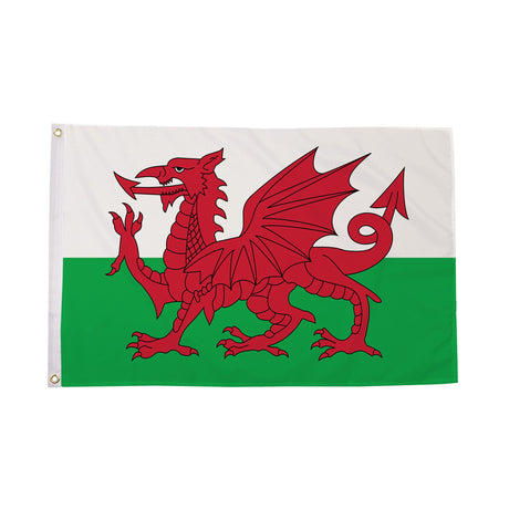 Flagmania Wales 8ft x 5ft polyester flag