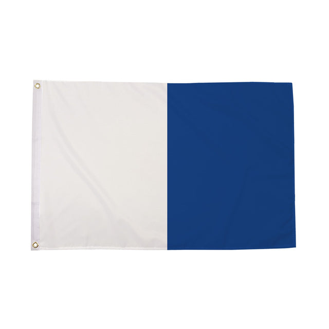 Flagmania White and Blue Irish County 5ft x 3ft Polyester Flag
