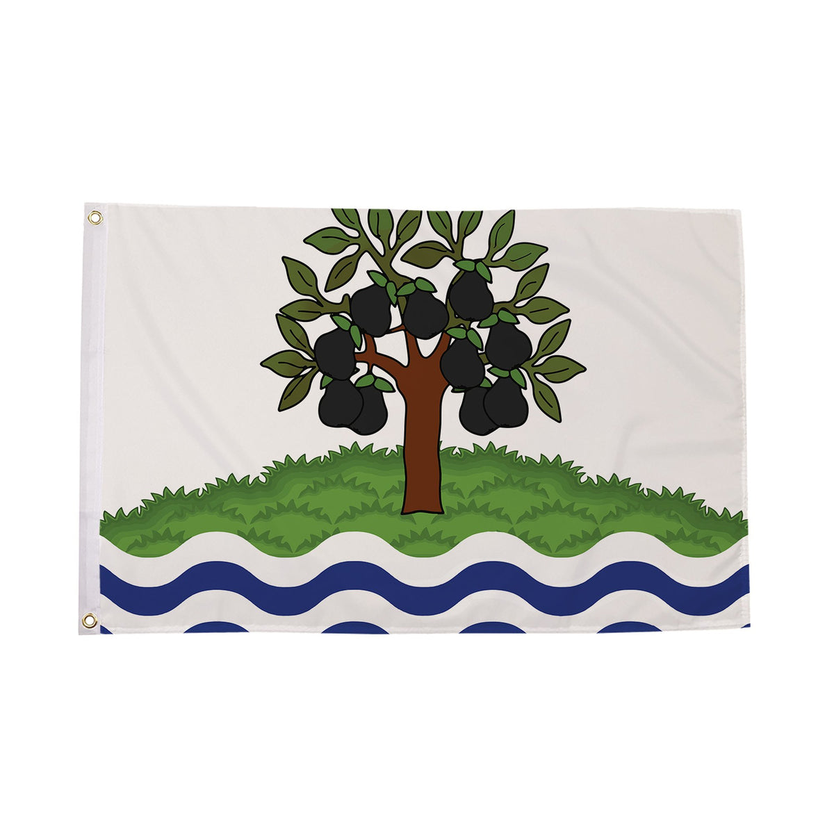 Flagmania Worcestershire (New) 5ft x 3ft Polyester Flag