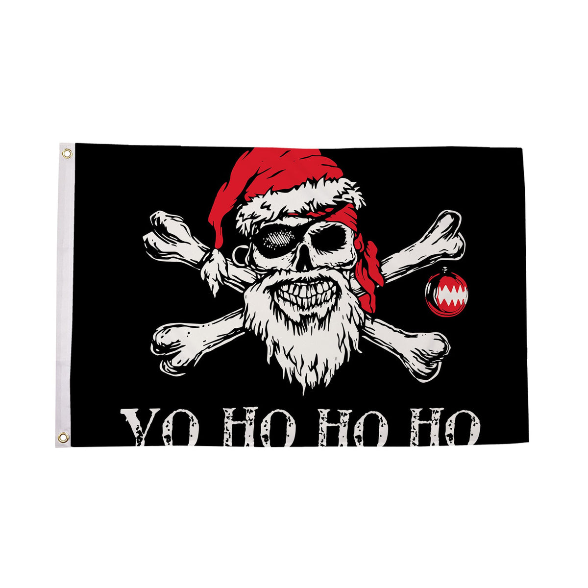 Flagmania Yo Ho Ho Pirate 5ft x 3ft Polyester Flag