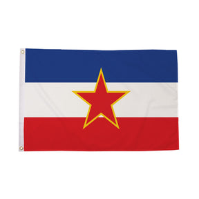 Flagmania Yugoslavia With Star 5ft x 3ft Polyester Flag