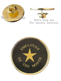 Employee Of The Month (A) 26mm Metal Lapel Domed Pin Badge image 0