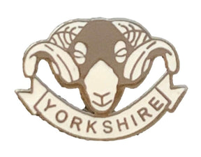 Yorkshire County Dales Ram quality enamel lapel pin badge T803 image 0