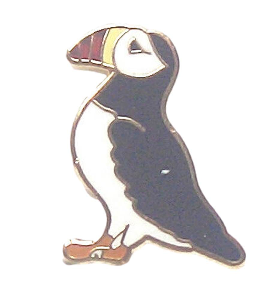 Puffin Shetland Bird Quality Hard Enamel Lapel Pin Badge P094 image 0