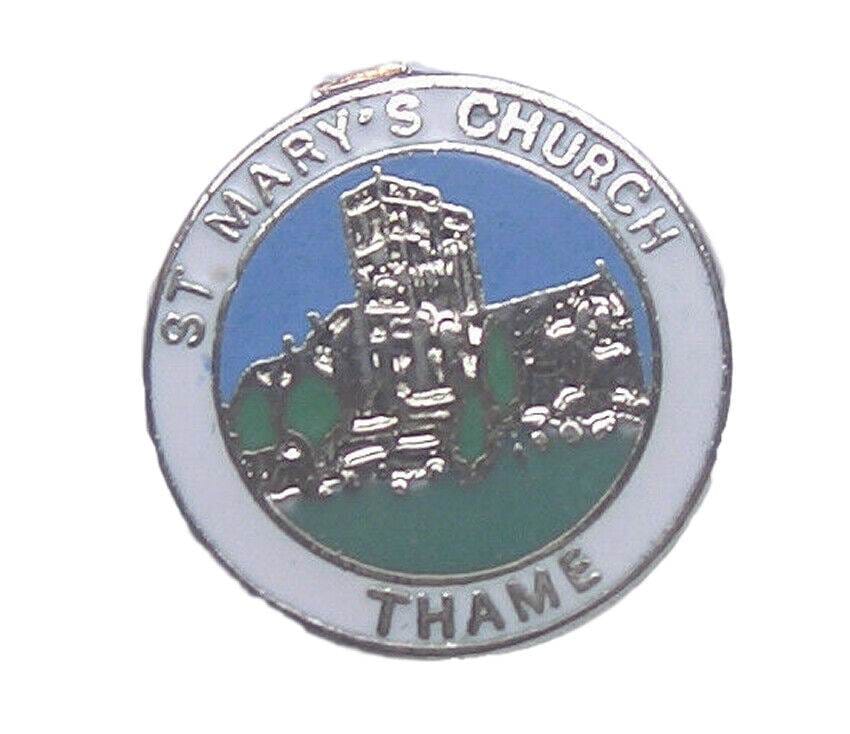 ST Mary"s Church Thame Quality Enamel Lapel Pin Badge image 0