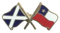 Scotland & Chile Flags Friendship Courtesy Enamel Lapel Pin Badge T873 image 0