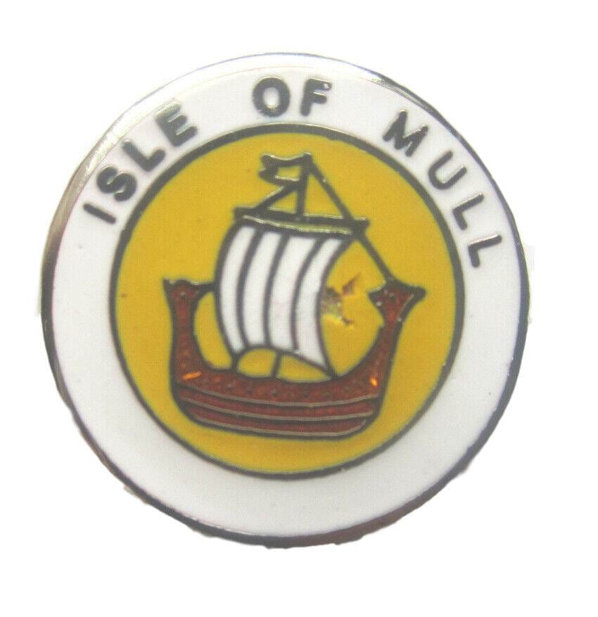 Isle Of Mull Quality Enamel Lapel Pin Badge (Design 2) image 0