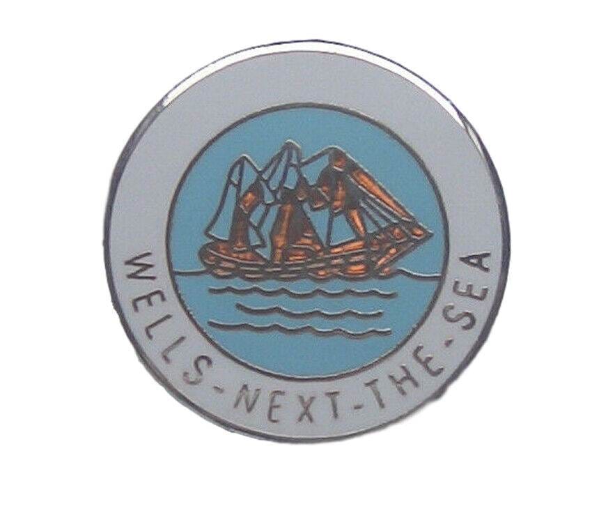 Wells Next The Sea Quality Enamel Lapel Pin Badge image 0
