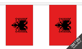 Flagmania Albania Bunting, 9 metre bunting