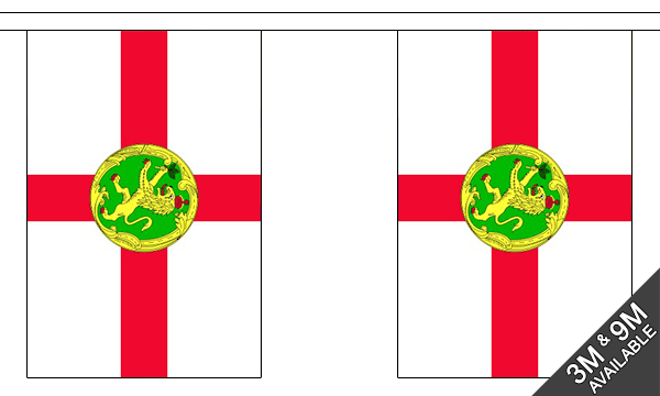 Flagmania Alderney Bunting, 9 metre bunting