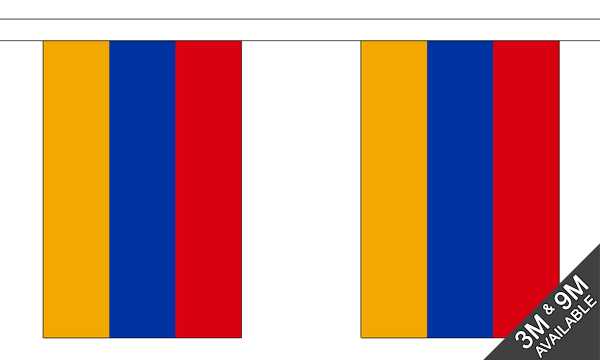 Flagmania Armenia Bunting, 9 metre bunting