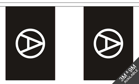 Flagmania Anarchy Bunting, 9 metre bunting