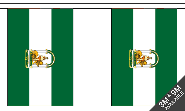 Flagmania Andalusia Bunting, 9 metre bunting