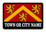 Anglesey personalised county patch artwork preview, 90 x 60mm