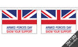 Armed Forces Day 3 metre bunting, 10 flags - Flagmania