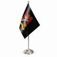 Army Physical Training Corps satin table flag 9 x 6 inches with telescopic chrome pole and round base