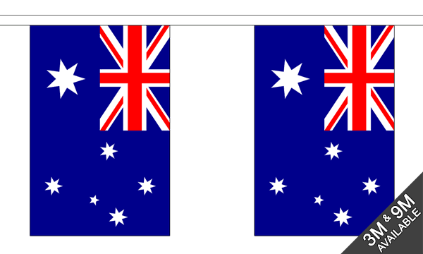 Flagmania Australia Bunting, 9 metre bunting