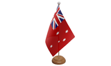 Flagmania Australia Red Ensign wooden hand flags, 9x6 inch, pack of 12, no bases