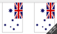 Flagmania Australia Navy Ensign Bunting, 9 metre bunting