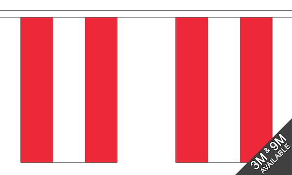 Flagmania Austria Bunting, 9 metre bunting