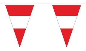 Flagmania Austria Triangle Bunting 20 metre bunting
