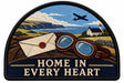 Home In Every Heart embroidered patch design preview - 110mm