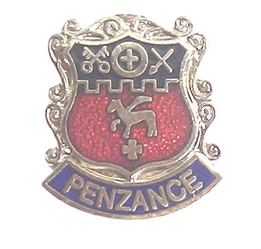 Penzance Crest Town Coat Of Arms Quality Enamel Lapel Pin Badge image 0