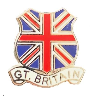 Small Great Britain Union Jack Quality Enamel Lapel Pin Badge T091H image 0
