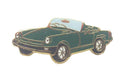 Triumph Green Classic Motorcar Quality Enamel Lapel Pin Badge image 0