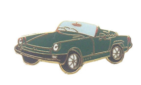 Triumph Green Classic Motorcar Quality Enamel Lapel Pin Badge image 0