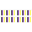 Non-Binary Bunting 3m (10ft) 3 metre bunting, 10 flags - Flagmania