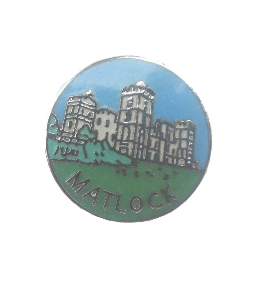 Matlock Quality Enamel Lapel Pin Badge image 0