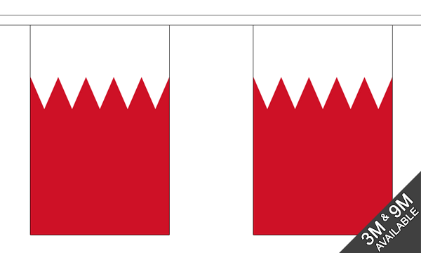 Flagmania Bahrain Bunting, 9 metre bunting