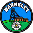 Barnsley Yorkshire Coal Mining Pithead 80mm Embroidered Patch