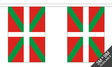 Basque 3 metre bunting, 10 flags - Flagmania