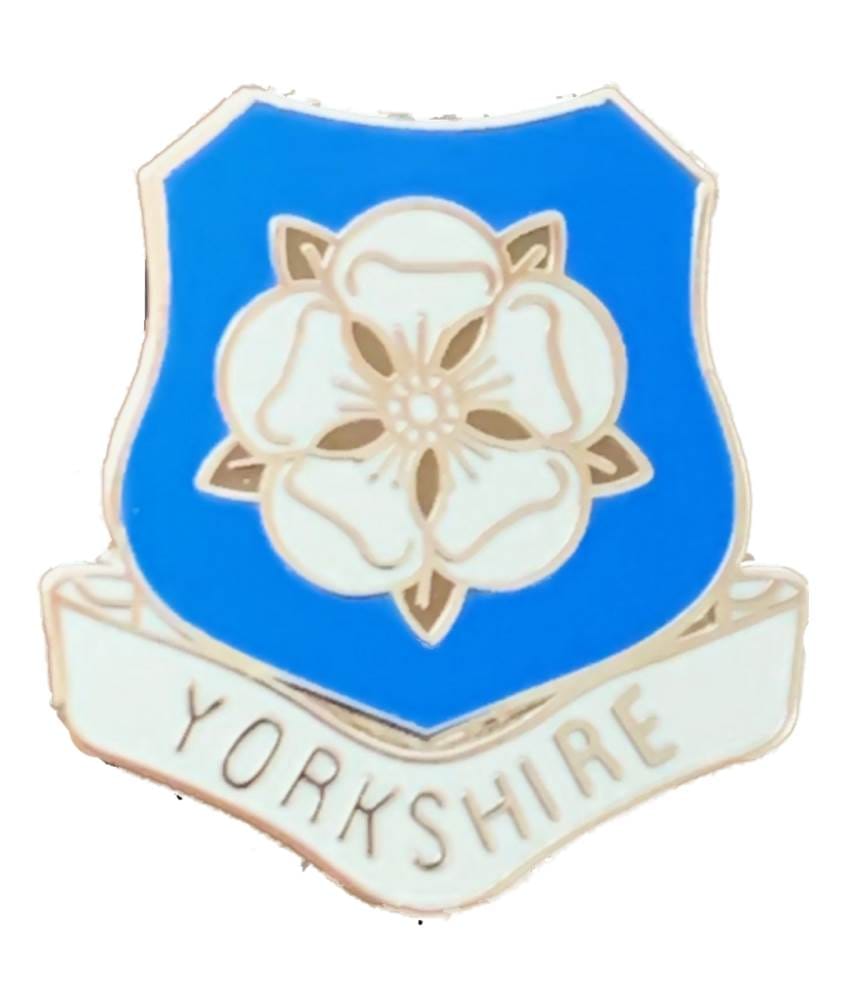 County of Yorkshire White Rose Quality enamel lapel pin badge T625 image 3