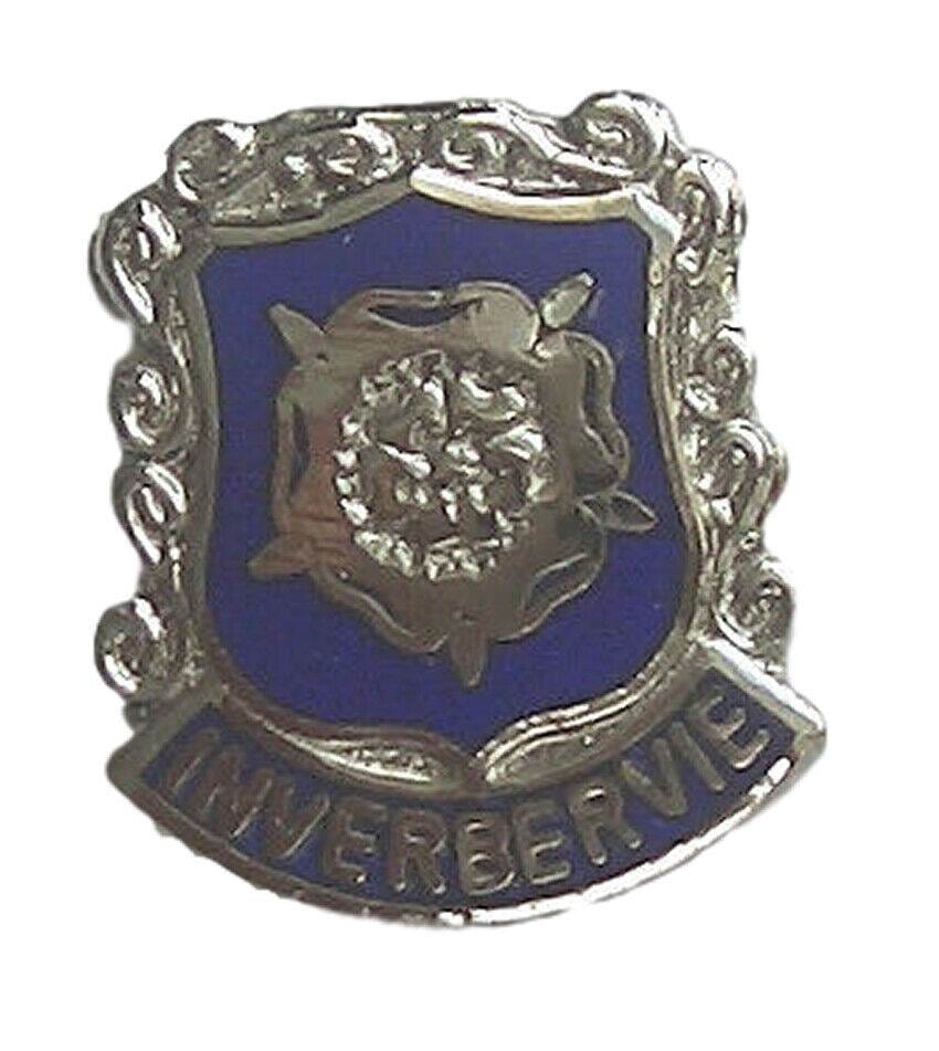 Inverbervie Quality Enamel Lapel Pin Badge image 0