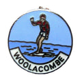 Woolacombe Quality Enamel Lapel Pin Badge (Design 2) image 0