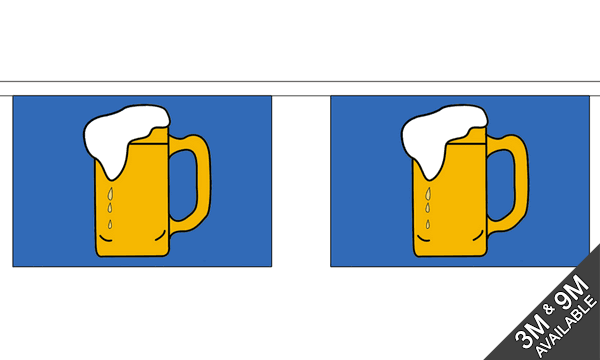 Flagmania Beer Bunting, 9 metre bunting