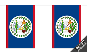 Flagmania Belize Bunting, 9 metre bunting