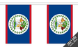 Belize 3 metre bunting, 10 flags - Flagmania